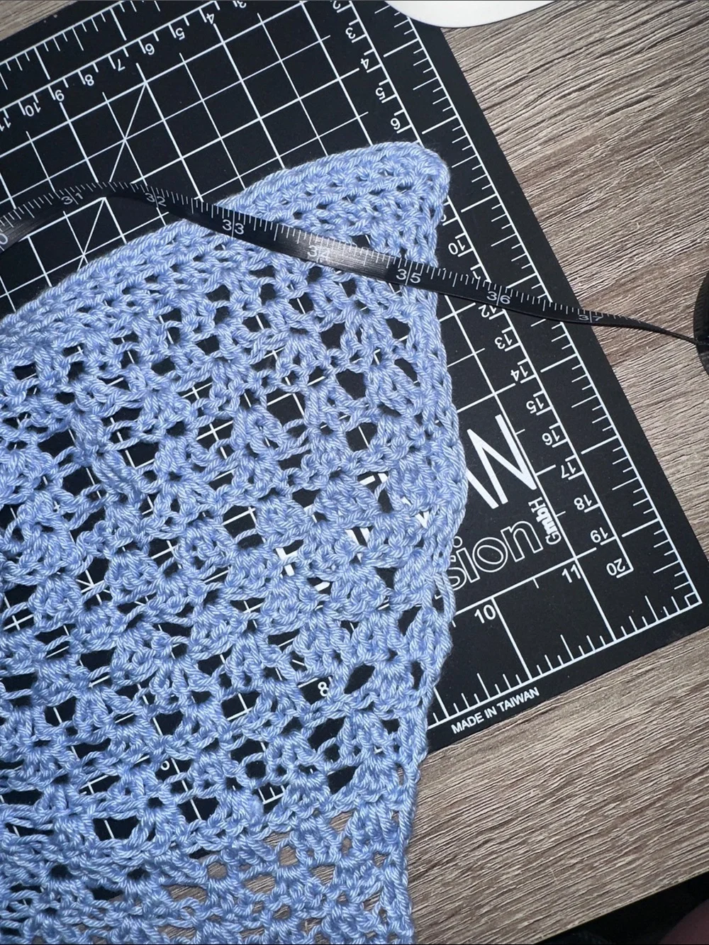 100% cotton crochet doily bundle- set of two